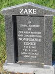 ZAKE Nompumzile Eunice 1937-2009