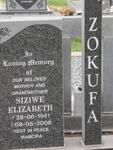 ZOKUFA Siziwe Elizabeth 1941-2008