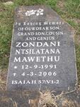 ZONDANI Ntsilatana Mawethu 1991-2006