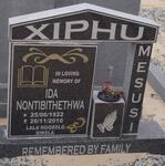 XIPHU Ida Nontibithethwa 1922-2010