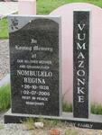 VUMAZONKE Nombulelo Regina 1928-2005