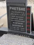 PHETSHE Sipho Moses 1945-2011