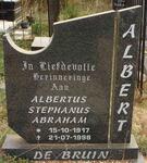 BRUIN Albertus Stephanus Abraham, de 1917-1998