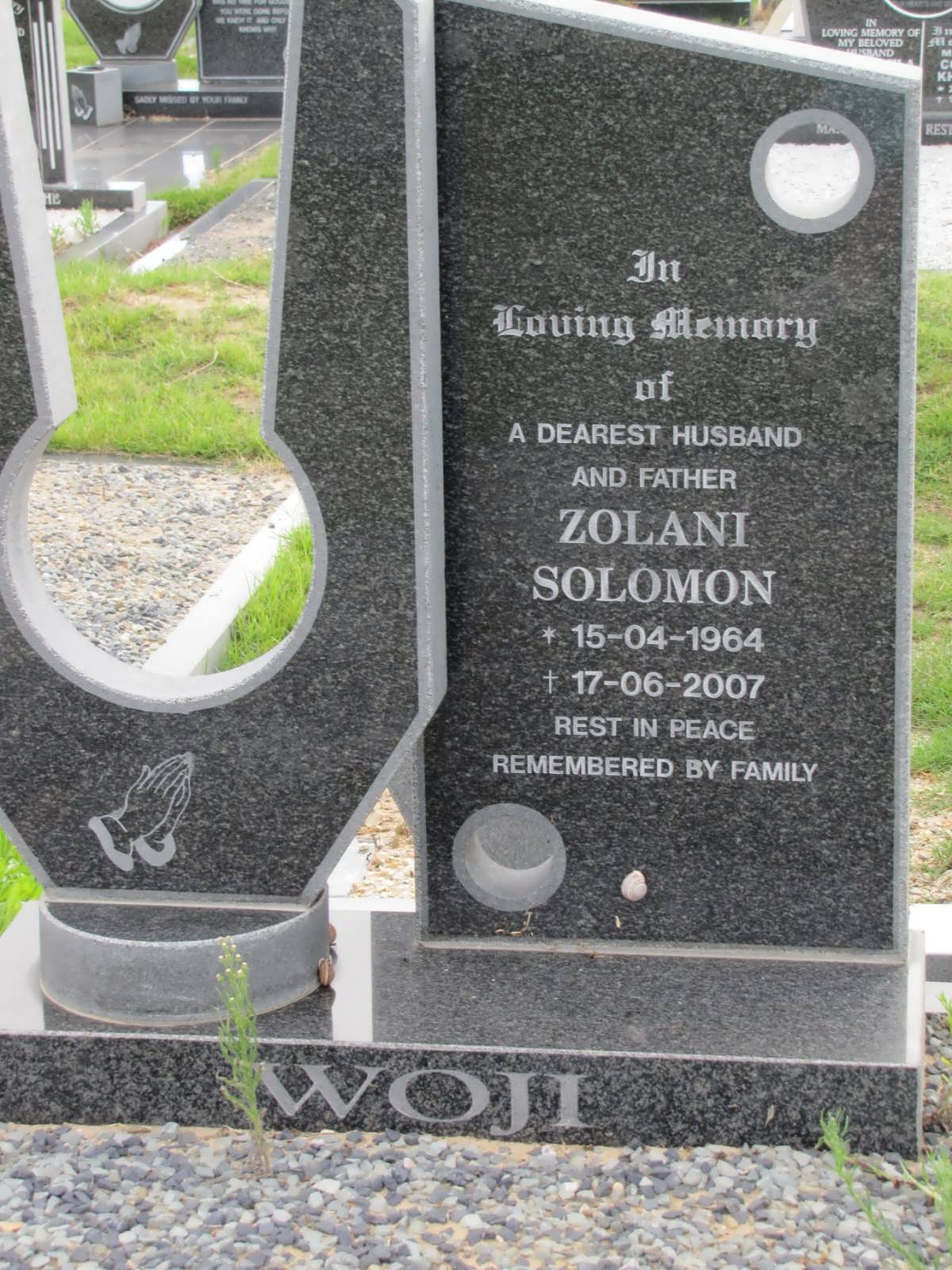 WOJI Zolani Solomon 1964-2007