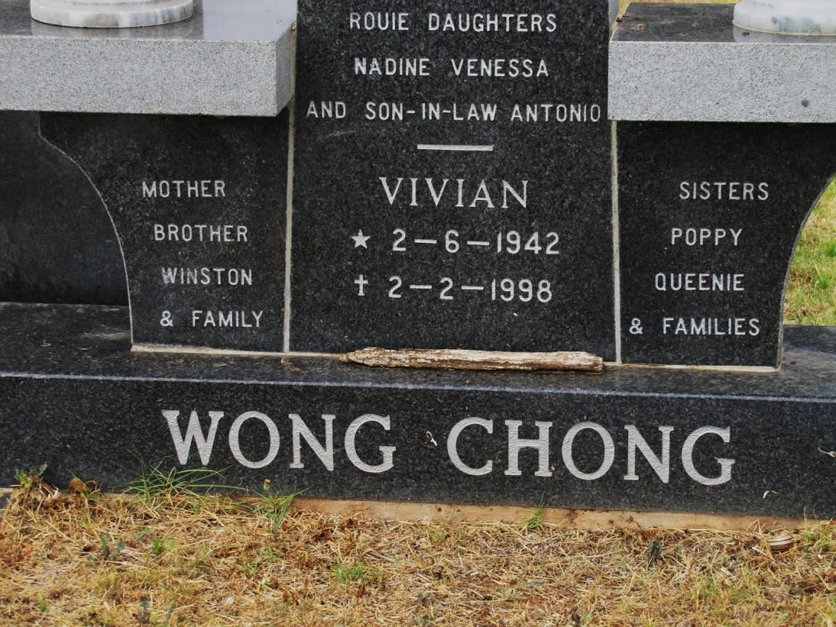 WONG CHONG Vivian 1942-1998