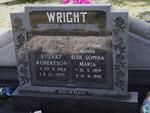 WRIGHT Stuart Robertson 1914-1975 & Elsie Sophia Maria 1909-1995