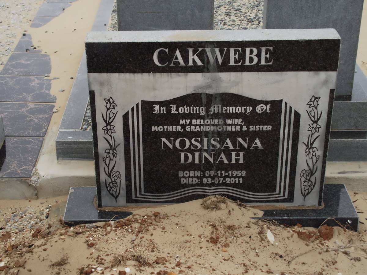 CAKWEBE Nosisana Dinah 1952-2011