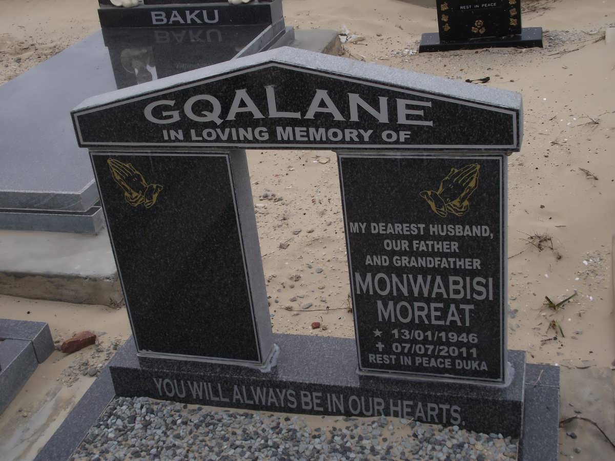 GQALANE Monwabisi Moreat 1946-2011