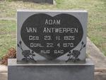 ANTWERPEN Adam, van 1925-1970
