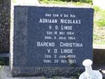 LINDE Adriaan Nicolaas, v.d. 1884-1964 & Barend Christina 1889-1973