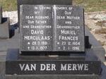 MERWE David Herculaas, van der 1901-1977 & Muriel Frances 1904-1996
