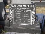 MESCHT Jannie, van der 1922-1987 & Sara 1923-1984