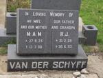 SCHYFF M.A.M., van der 1924-1980 & Robert James 1928-1993
