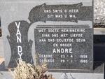 DYK Andre, van 1958-1980