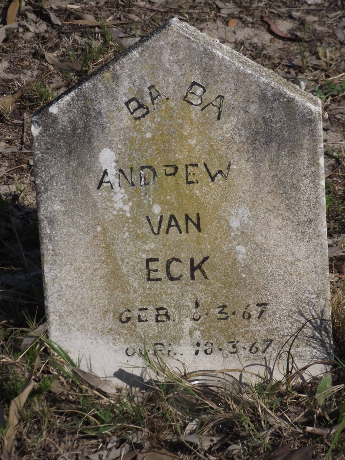 ECK Andrew C., van 1967-1967