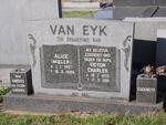 EYK Victor Charles, van 1925-1981 & Alice MULLER 1927-1985
