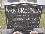 GREUNEN Hendrik Willem, van 1945-1990