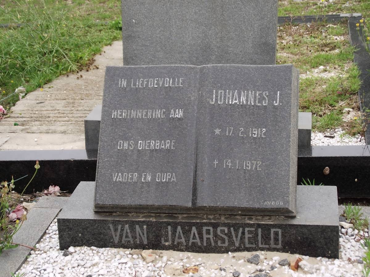 JAARSVELD Johannes J., van 1912-1972