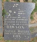 DAWSON Estelle Claudia 1916-1974 :: COX Natalie Matilda 1918-1974
