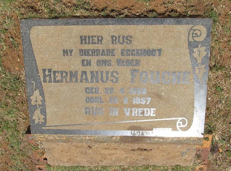 FOUCHE Hermanus 1888-1957