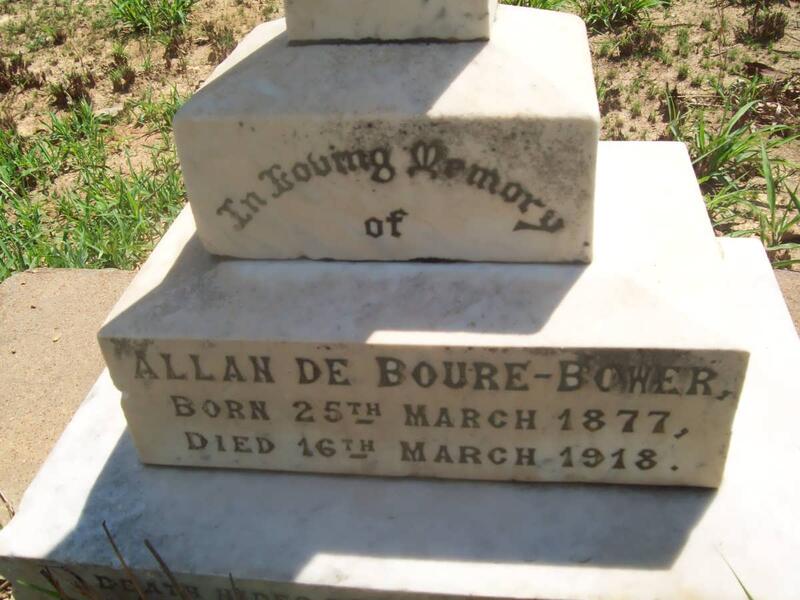 BOWER Allan, de Boure 1877-1918