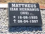 MATTHEUS Izak Hermanus 1920-1997