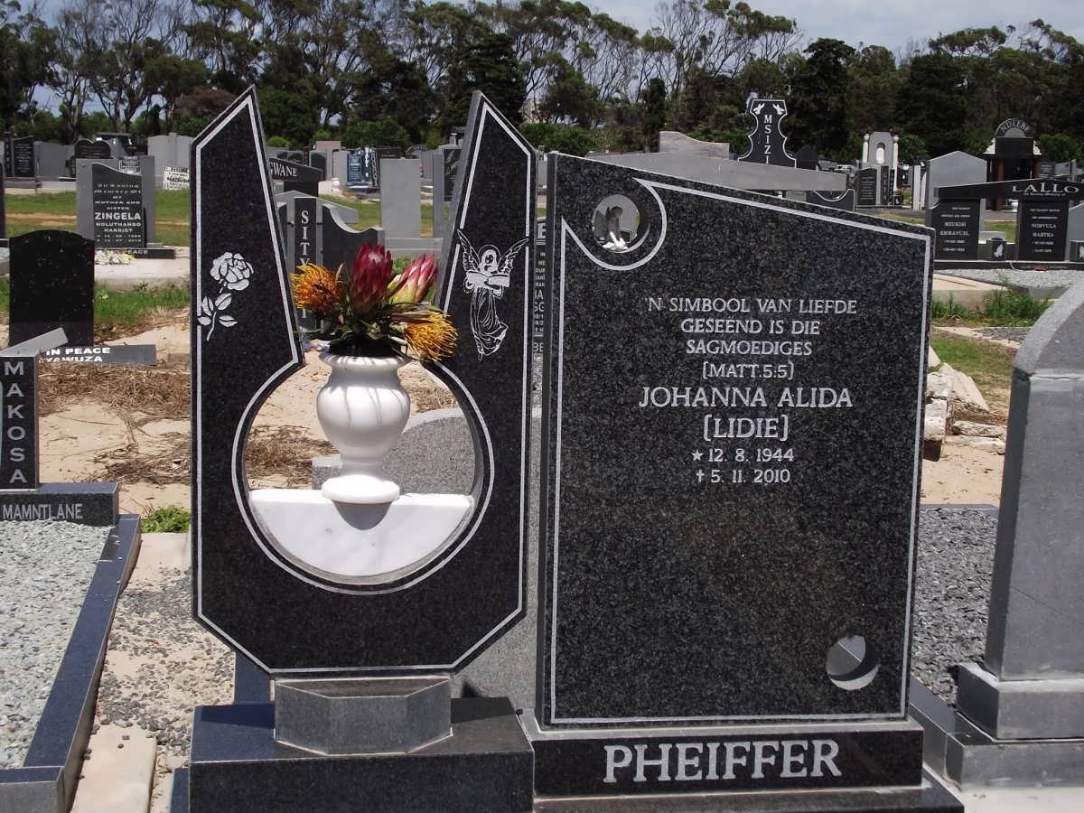 PHEIFFER Johanna Alida 1944-2010