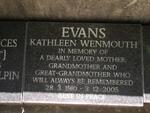 EVANS Kathleen Wenmouth 1910-2005