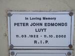 LUYT Peter John Edmonds 1922-2002