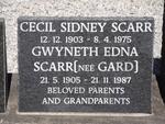 SCARR Cecil Sidney 1903-1975 & Gwyneth Edna GARD 1905-1987