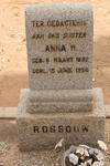 ROSSOUW Anna M. 1892-1950