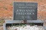 JACOBS Johannes Frederick 1920-1995