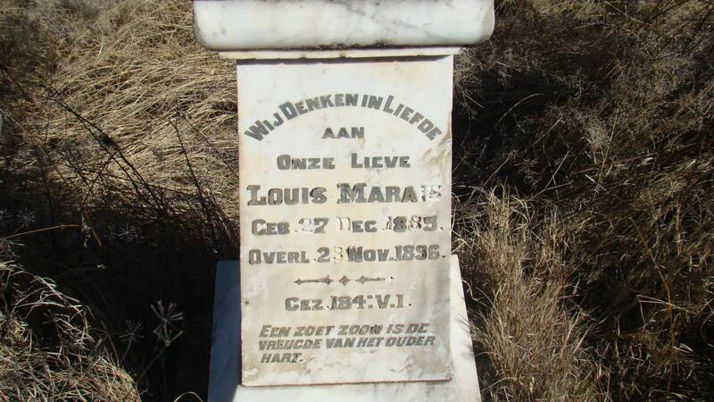 MARAIS Louis 1885-1896