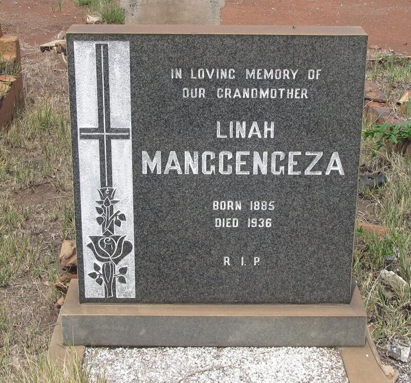 MANGCENGEZA Linah 1885-1936