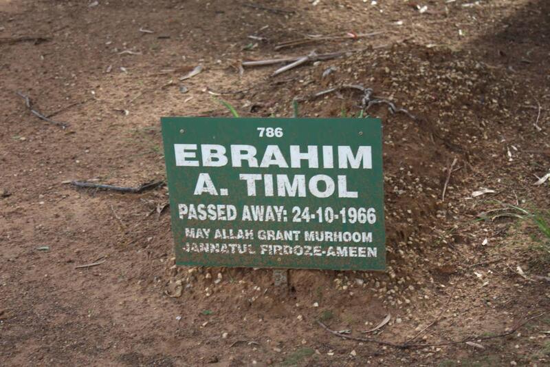 TIMOL Ebrahim A. -1966