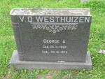 WESTHUIZEN George A., van der 1952-1975