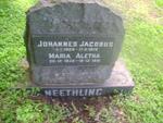 NEETHLING Johannes Jacobus 1928-1974 & Maria Aletha 1930-1991