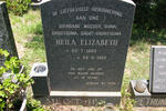 MEINTJIES Heila Elizabeth 1903-1987