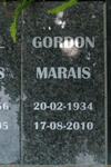 MARAIS Gordon 1934-2010