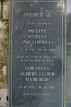 MYBURGH Corneles Albert Lloyd 1920-2009 & Pauline Myrtle LIDDELL 1918-1990