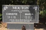 MOUTON Christie 1917-1998 :: MOUTON Maria 1915-1993