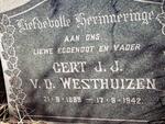 WESTHUIZEN Gert J.J., van der 1889-1942