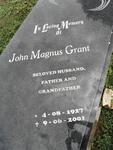 GRANT John Magnus 1927-2001