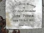 PROVAN John -1931