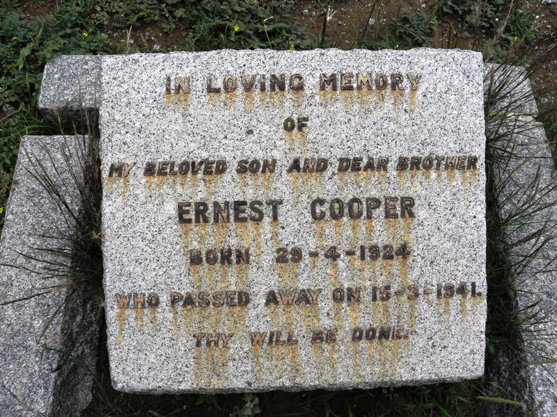 COOPER Ernest 1924-1941