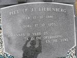 LIEBENBERG P.J. 1886-1955