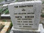 BURGER Marta nee SWANEPOEL 1904-1934