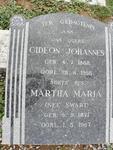 BURGER Gideon Johannes 1868-1955 & Martha Maria SWART 1871-1967