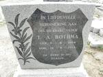 BOTHMA T.A. 1884-1954