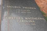 SENEKAL Jacobus Frederik 1923-1990 & Dorethea Magdalena Carolina 1928-